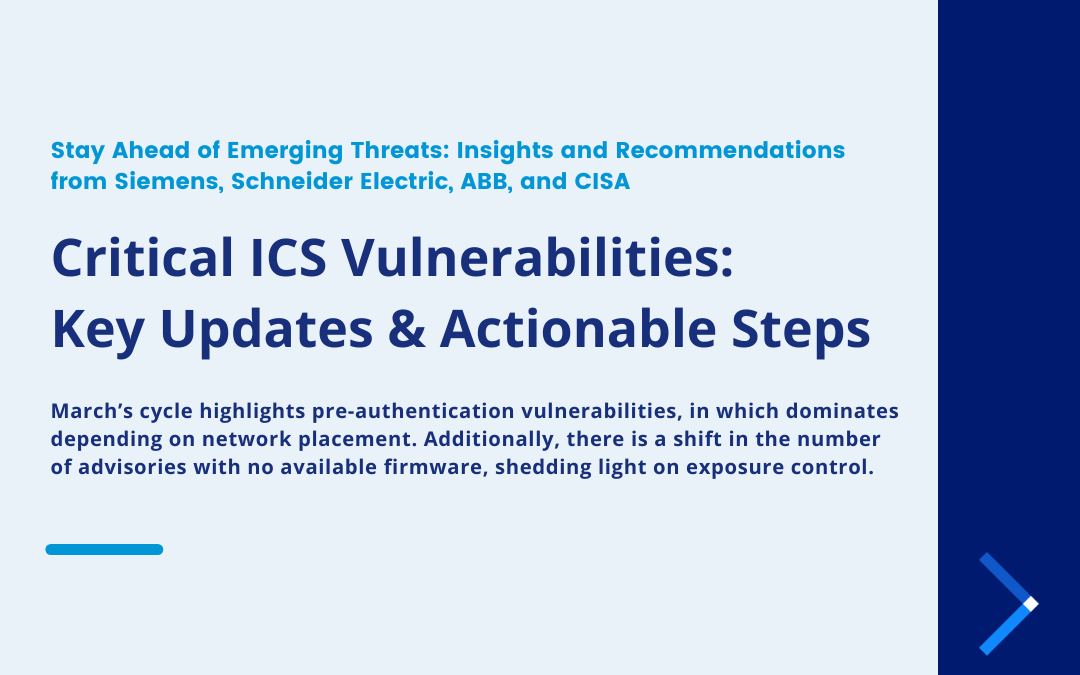 ICS Critical Patch Updates: March 2026 
