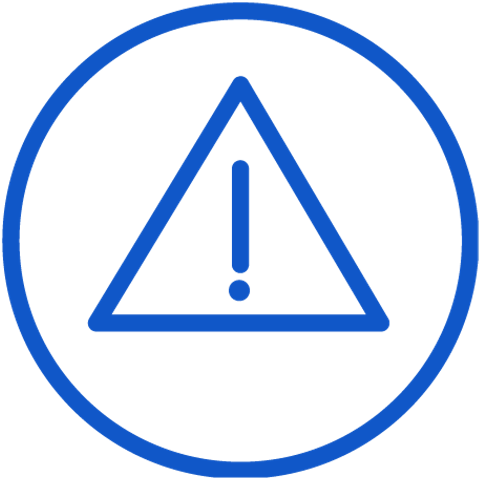 Cybersecurity protection icon in a blue circle